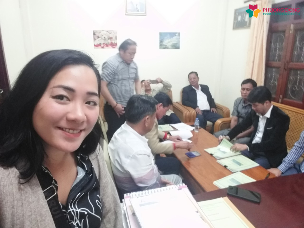 Phiên dịch tiếng Anh cho buổi ký kết hợp đồng lĩnh vực xây dựng tại Lào